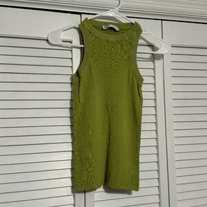 Zara sweater, x-small, green